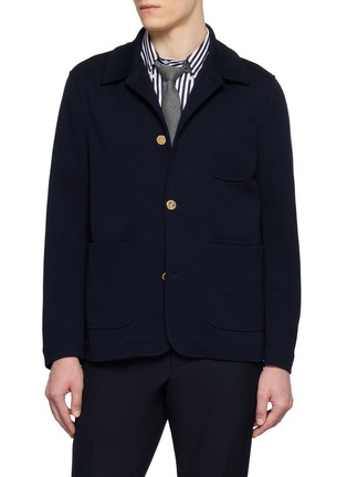 首图 - 点击放大 - THOM BROWNE - Sack Wool Tech Milano Jacket