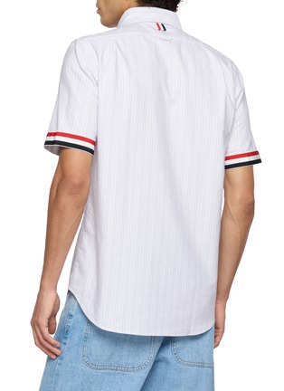 背面 - 点击放大 - THOM BROWNE - Alternating Stripe Oxford Shirt