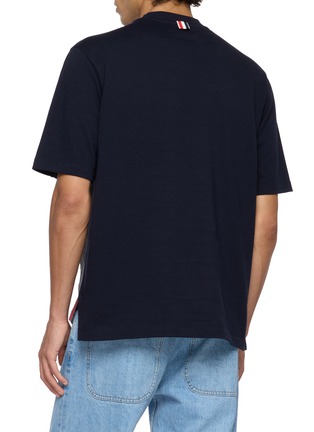 背面 - 点击放大 - THOM BROWNE - Engineered 4-Bar Jersey T-shirt