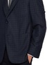  - THOM BROWNE - Checkered Armband Detail Single Breasted Blazer