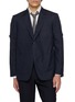 首图 - 点击放大 - THOM BROWNE - Checkered Armband Detail Single Breasted Blazer