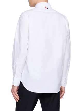 背面 - 点击放大 - THOM BROWNE - Scenic Sailboat And Shark Cotton Oxford Shirt