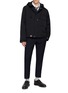 模特儿示范图 - 点击放大 - THOM BROWNE - Scenic Sailboat And Shark Cotton Oxford Shirt