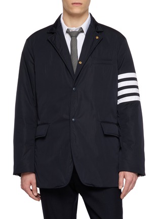 首图 - 点击放大 - THOM BROWNE - Single Breasted 4 Bar Snap Front Down Filled Blazer