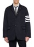 首图 - 点击放大 - THOM BROWNE - Single Breasted 4 Bar Snap Front Down Filled Blazer