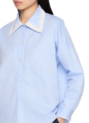  - JUPE BY JACKIE - Zea Embroidered Collar Shirt