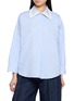 首图 - 点击放大 - JUPE BY JACKIE - Zea Embroidered Collar Shirt