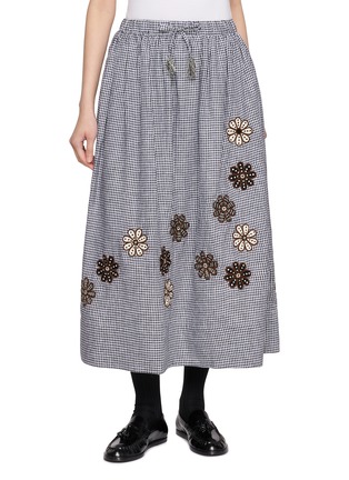 首图 - 点击放大 - JUPE BY JACKIE - Wolsely Floral Embroidered Midi Skirt