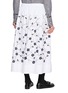 背面 - 点击放大 - JUPE BY JACKIE - Champlain Floral Embroidered Midi Skirt
