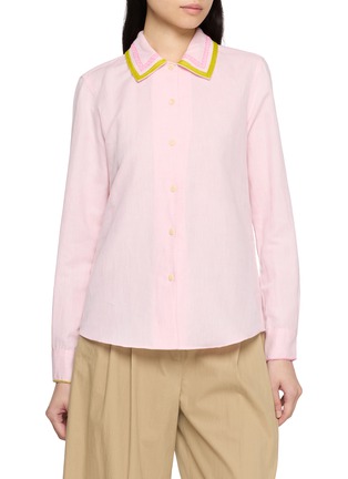 首图 - 点击放大 - JUPE BY JACKIE - Zeera Embroidered Collar Shirt