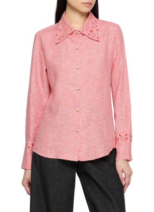 首图 - 点击放大 - JUPE BY JACKIE - Friezes Linen Shirt