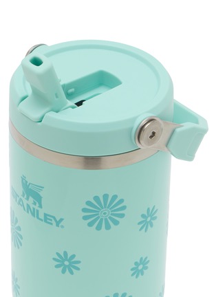 细节 –点击放大 - STANLEY - The Iceflow™ Flip Straw 2.0 Tumbler 30oz — Teal Daisies