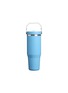 细节 –点击放大 - STANLEY - The Iceflow™ Flip Straw 2.0 Tumbler 30oz — Team Light Blue White