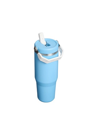 细节 –点击放大 - STANLEY - The Iceflow™ Flip Straw 2.0 Tumbler 30oz — Team Light Blue White