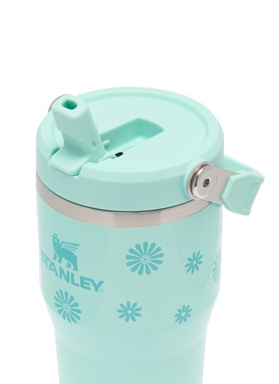 细节 –点击放大 - STANLEY - The IceFlow™ Flip Straw 2.0 Tumbler 20oz — Teal Daisies
