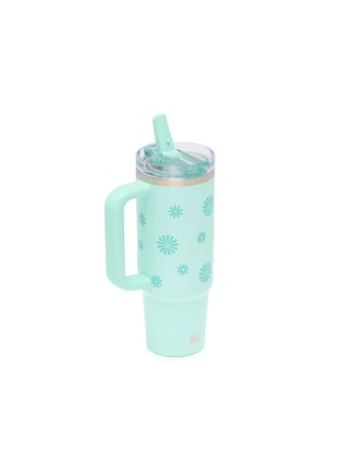 细节 –点击放大 - STANLEY - The Quencher ProTour Flip Straw Lid Tumbler 30oz — Teal Daisies