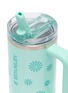 细节 –点击放大 - STANLEY - The Quencher ProTour Flip Straw Lid Tumbler 30oz — Teal Daisies