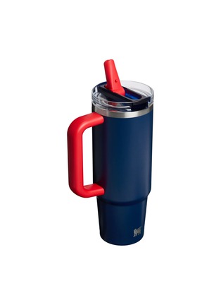 细节 –点击放大 - STANLEY - The Quencher ProTour Flip Straw Lid Tumbler 30oz — Team Navy Red