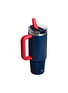 细节 –点击放大 - STANLEY - The Quencher ProTour Flip Straw Lid Tumbler 30oz — Team Navy Red