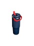 细节 –点击放大 - STANLEY - The Iceflow™ Flip Straw 2.0 Tumbler 30oz — Team Navy Red