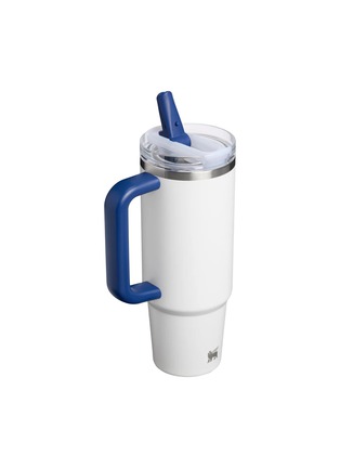 细节 –点击放大 - STANLEY - The Quencher ProTour Flip Straw Lid Tumbler 30oz — Team White Dark Blue