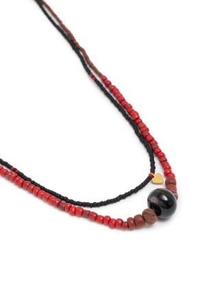 细节 - 点击放大 - MC MATHIAS CHAIZE ACCESSORIES - Double Beaded Necklace