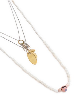 细节 - 点击放大 - MC MATHIAS CHAIZE - Beaded Pendant Chain Necklace - Set of 3