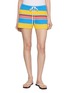 首图 - 点击放大 - POSSE - Tammy Striped Cotton Knit Shorts