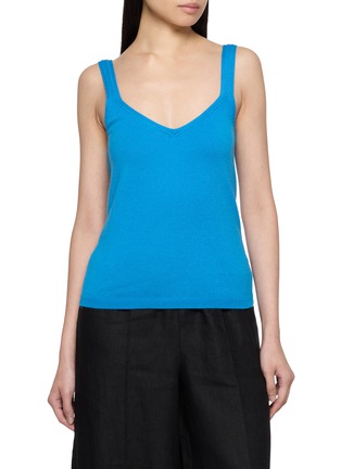 首图 - 点击放大 - POSSE - Petra V-Neck Wool Knit Tank Top