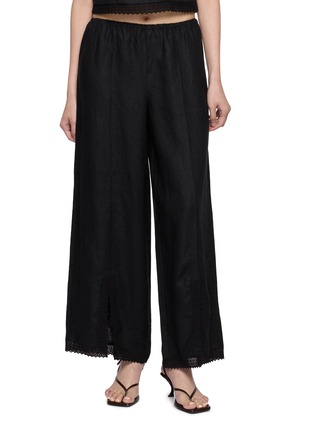 首图 - 点击放大 - POSSE - Alfie Lace Trim Linen Pants