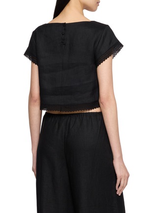 背面 - 点击放大 - POSSE - Alfie Lace Trim Top