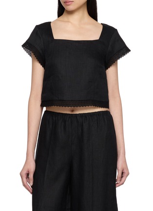 首图 - 点击放大 - POSSE - Alfie Lace Trim Top