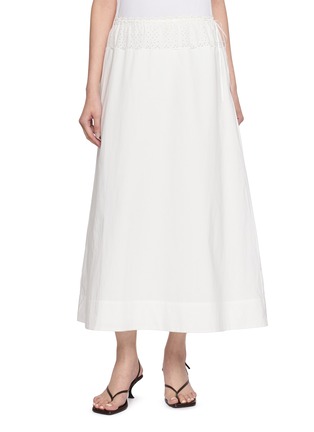 首图 - 点击放大 - POSSE - Harriet Broderie Anglaise Cotton Skirt