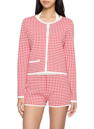 首图 - 点击放大 - POSSE - Micah Gingham Knit Cardigan