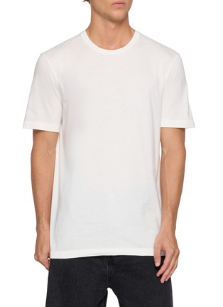 首图 - 点击放大 - THE ROW - Luke Back Seam Textured Cotton Jersey T-Shirt