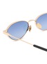 细节 - 点击放大 - GAST - Alba Metal Oval Sunglasses
