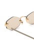 细节 - 点击放大 - GAST - Lunar Metal Polygonal Sunglasses