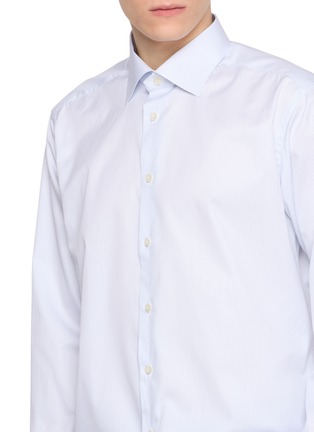  - ETON - Striped Signature Twill Cotton Shirt