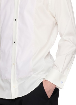  - ETON - Long Sleeve Metallic Panel Dress Shirt