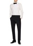 模特儿示范图 - 点击放大 - ETON - Long Sleeve Metallic Panel Dress Shirt