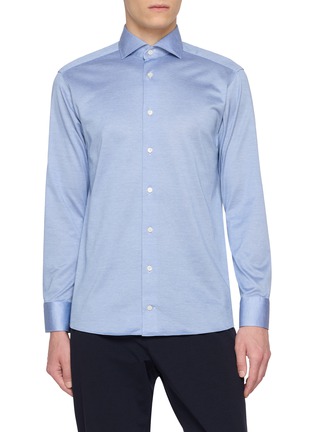 首图 - 点击放大 - ETON - Long Sleeve Cotton Dress Shirt