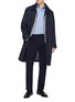 模特儿示范图 - 点击放大 - ETON - Long Sleeve Cotton Dress Shirt