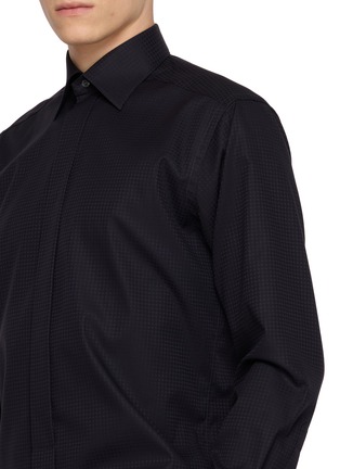 - ETON - Micro Pattern Cotton Dress Shirt