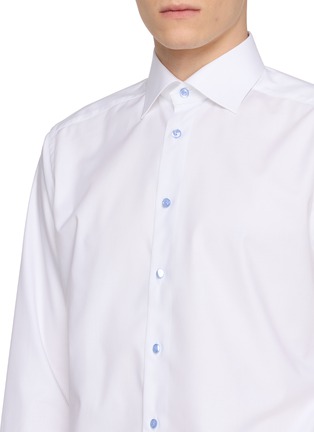  - ETON - Long Sleeve Contrast Button Shirt