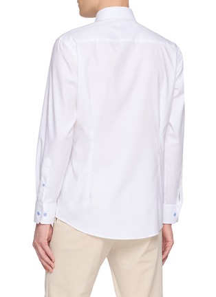 背面 - 点击放大 - ETON - Long Sleeve Contrast Button Shirt