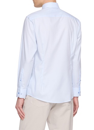 背面 - 点击放大 - ETON - Long Sleeve Contrast Button Shirt