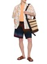 模特儿示范图 - 点击放大 - LOEWE - Floral Oversized Shirt