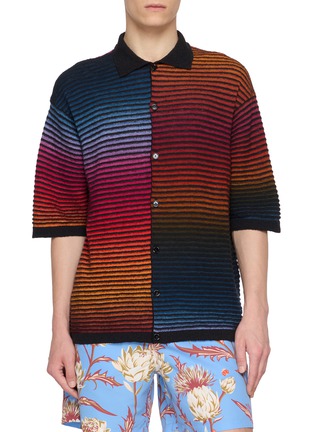 首图 - 点击放大 - LOEWE - Gradient Stripe Spread Collar Shirt