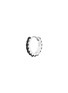 首图 - 点击放大 - MARIA TASH - Eternity 18K White Gold Black Diamond Hoop Earring