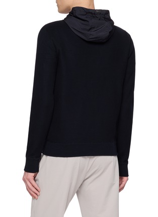 背面 - 点击放大 - HERNO - Hooded Zip Up Cotton Jacket